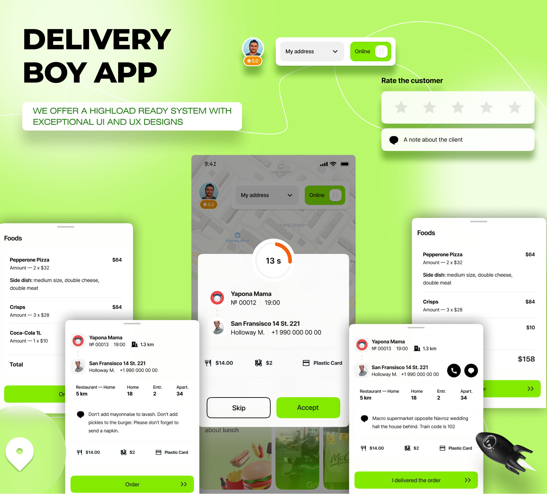 Foodyman - Single Restaurant (with branches) Delivery App (iOS&Android) - 6