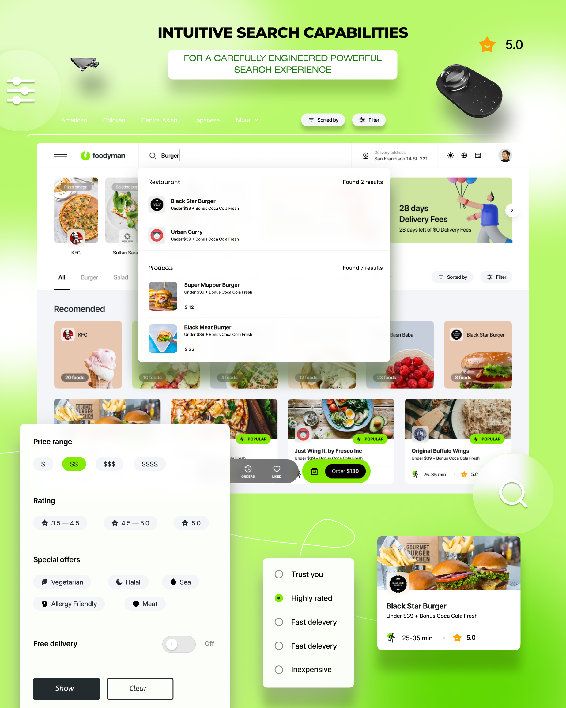 Foodyman - Marché de la commande et de la livraison d'aliments et d'épicerie (site Web et application client (iOS et Android)) - 13